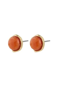Sense Earrings Gold-plated/aventurine 132542913