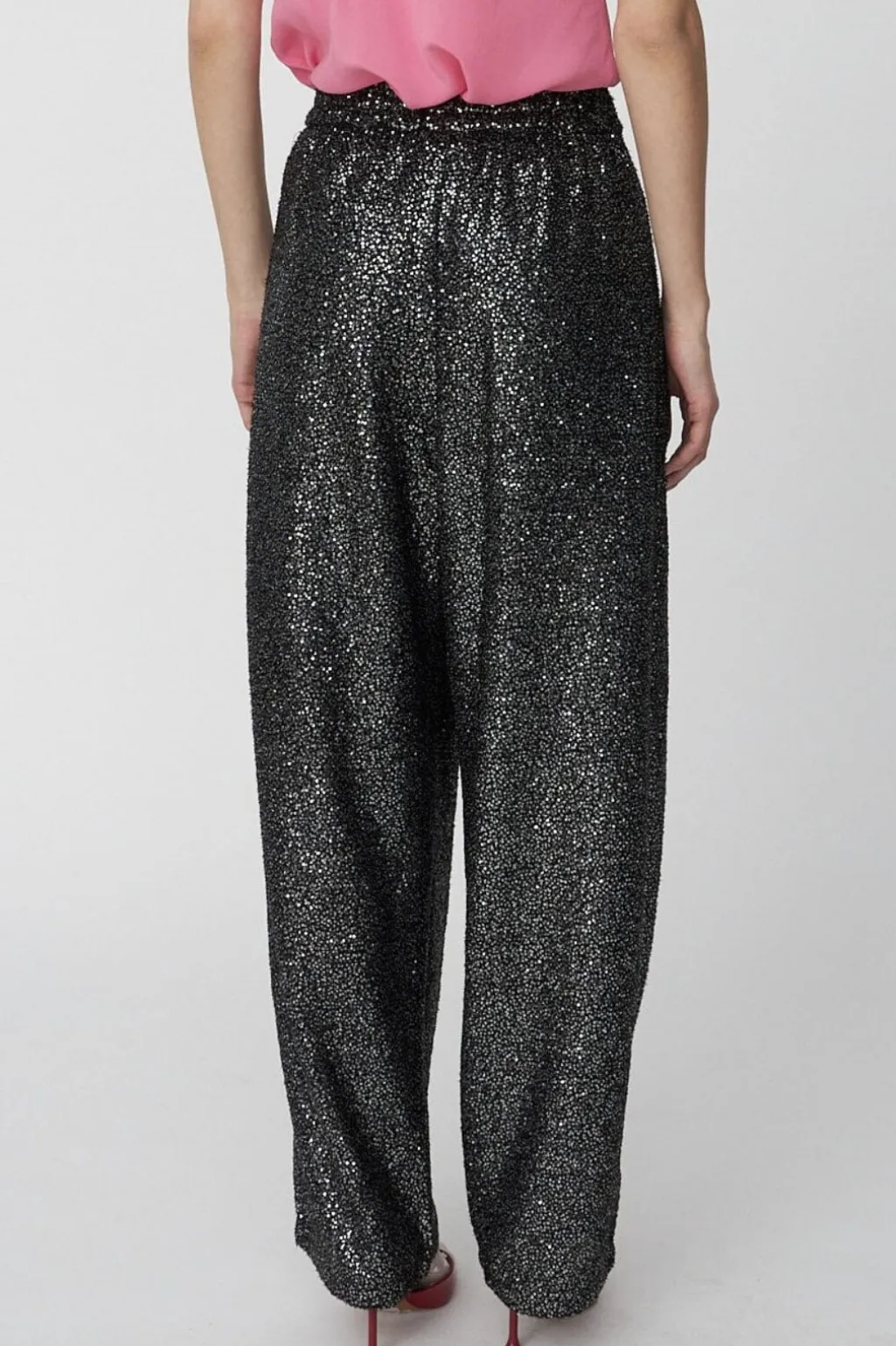 Sequins Lamé Pants