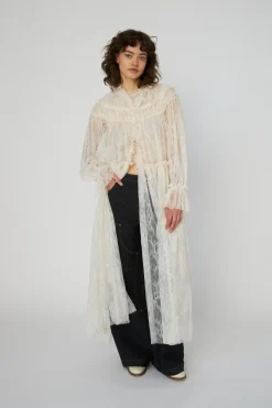 Sheer Lace Maxi Cape Dressls54-4306
