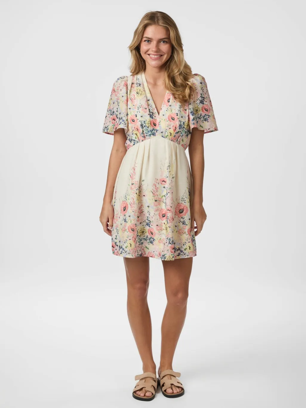 Shena Flower Print Dress 166451