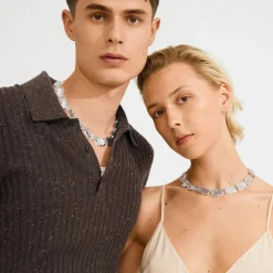 Shift Necklace Silver-plated 122546011