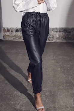 Shilohcc Leather Joggers