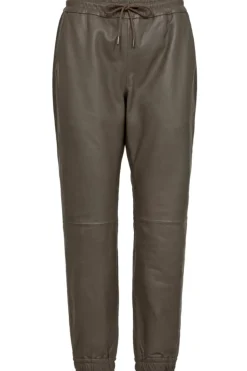 Shilohcc Leather Joggers 91154