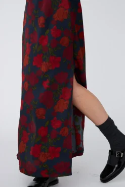 Silk Dress Longsf53-4205