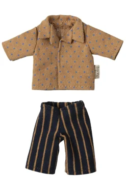 Skjorte Og Stribede Bukser, Far Mus