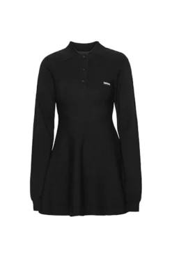 Slinky Knit Polo Dress 115488100