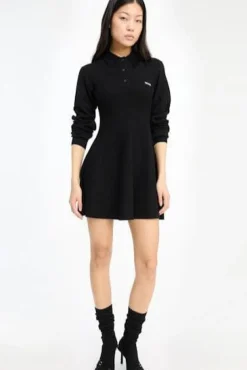 Slinky Knit Polo Dress 115488100