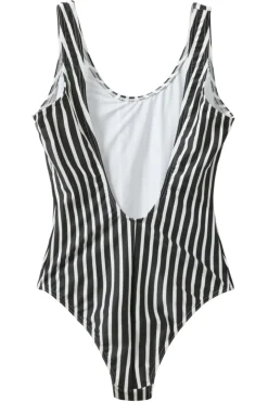Stripe Swim Suit 101014