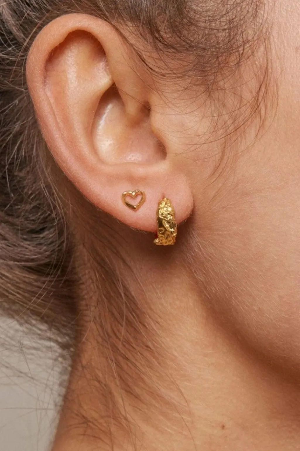 Studs, Organic Heart E301GM