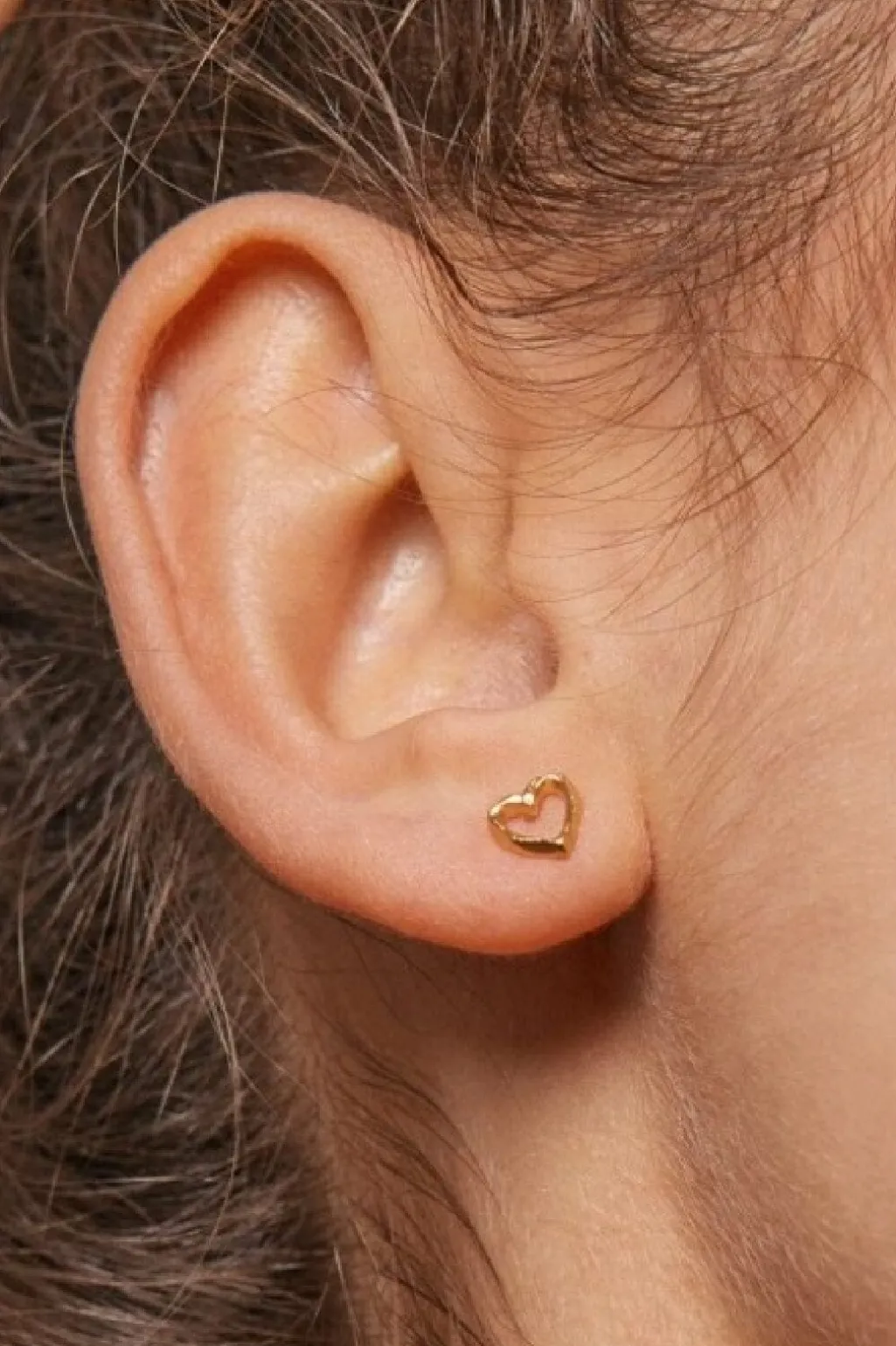 Studs, Organic Heart E301GM