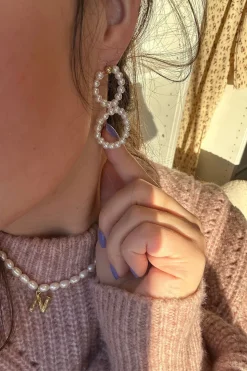 8-Tal Ørering Med Perler