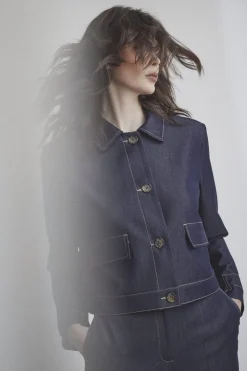 Terrycc Denim Jacket 30325