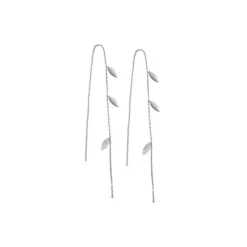 Three Leaves Earring Silver