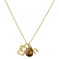 Tiger Eye Earth Pendant