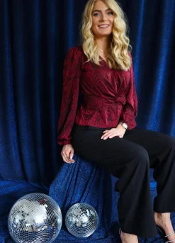 Tiki Ls Twist Blouse 22120