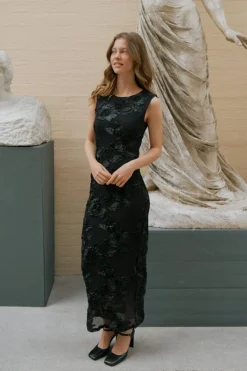 Tiranna Big Flower Mesh Dress 166824