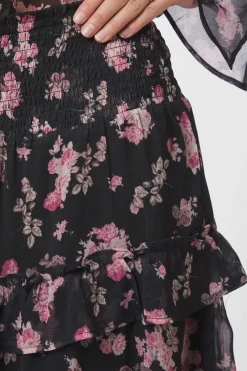 Toddy Marigold Print Skirt 165526