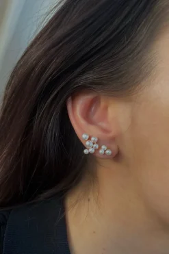 Tres Petit Pearl Earring Silver