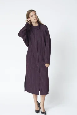 Trinnycc Stripe Batwing Dress 46011