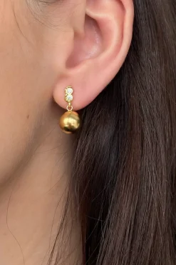 Twin Flow & Disco Ball Earring