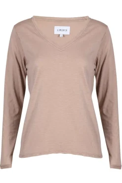 Ulla-Ls-Vneck-Tshirt 22159