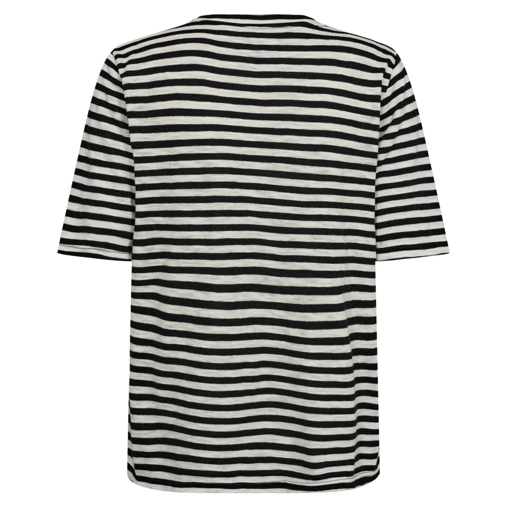 Ulla-Ss-Vneck-Stripe-Tshirt