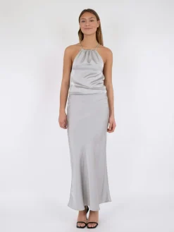 Vicky Heavy Sateen Skirt