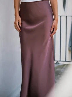 Vicky Heavy Sateen Skirt 159588