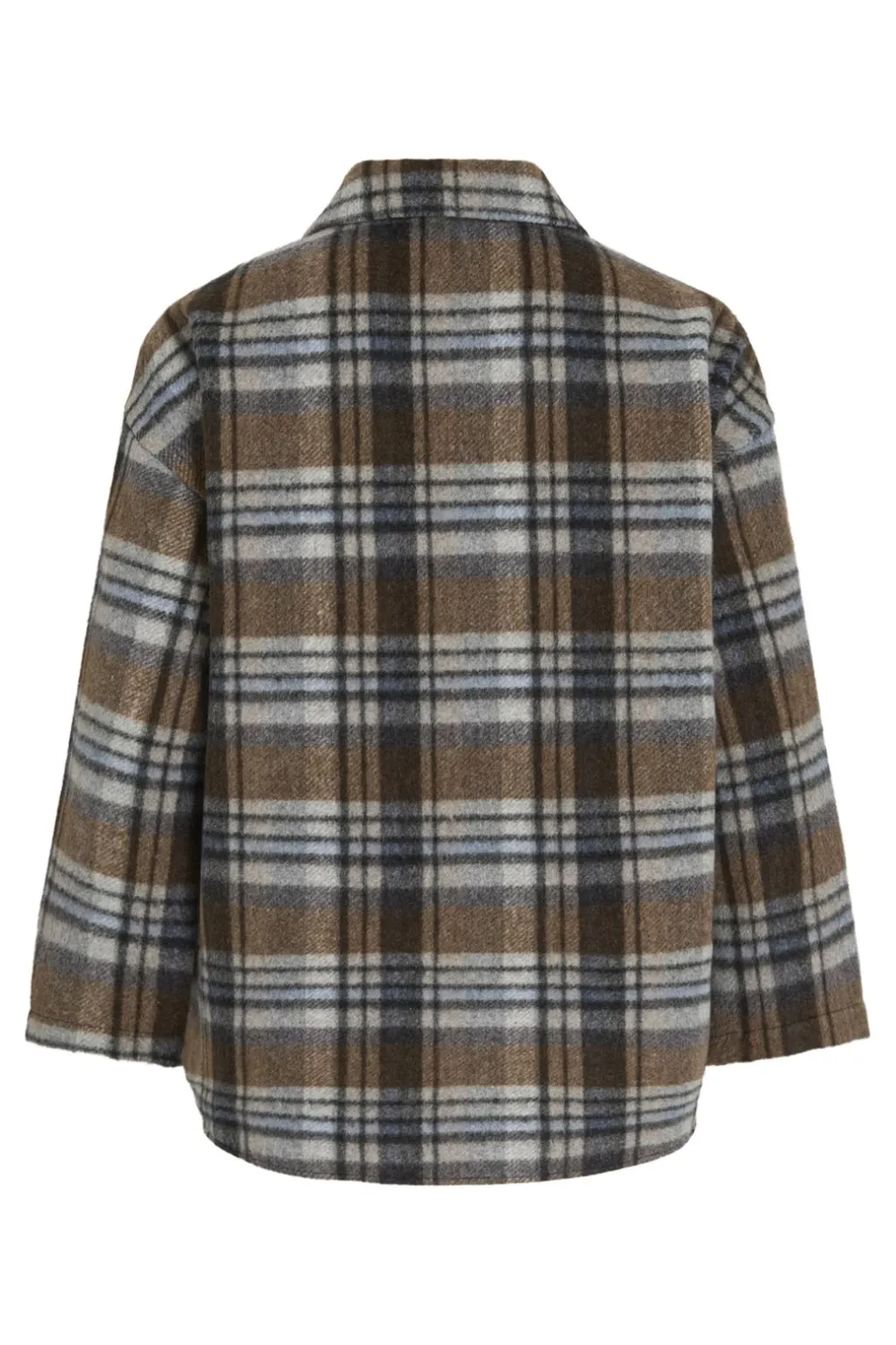 Viemie L/S Checked Shacket