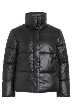 Vilidda L/S Shinny Puffer Short Jacket