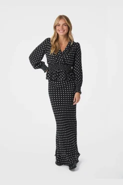 Viso Crepe Dot Skirt 167940