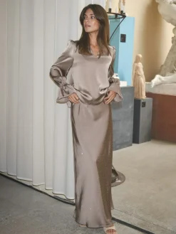 Viso Heavy Sateen Bedaz Skirt 166890