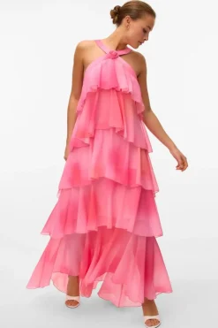 Vmfelicia Sl Ruffle Maxi Dress