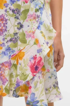 Vmflora 2/4 Wrap Short Dress