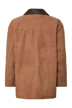 Yaskaia Ls Suede Leather Jacket