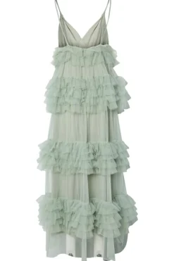 Yaslorraine Strap Maxi Tulle Dress 26038408