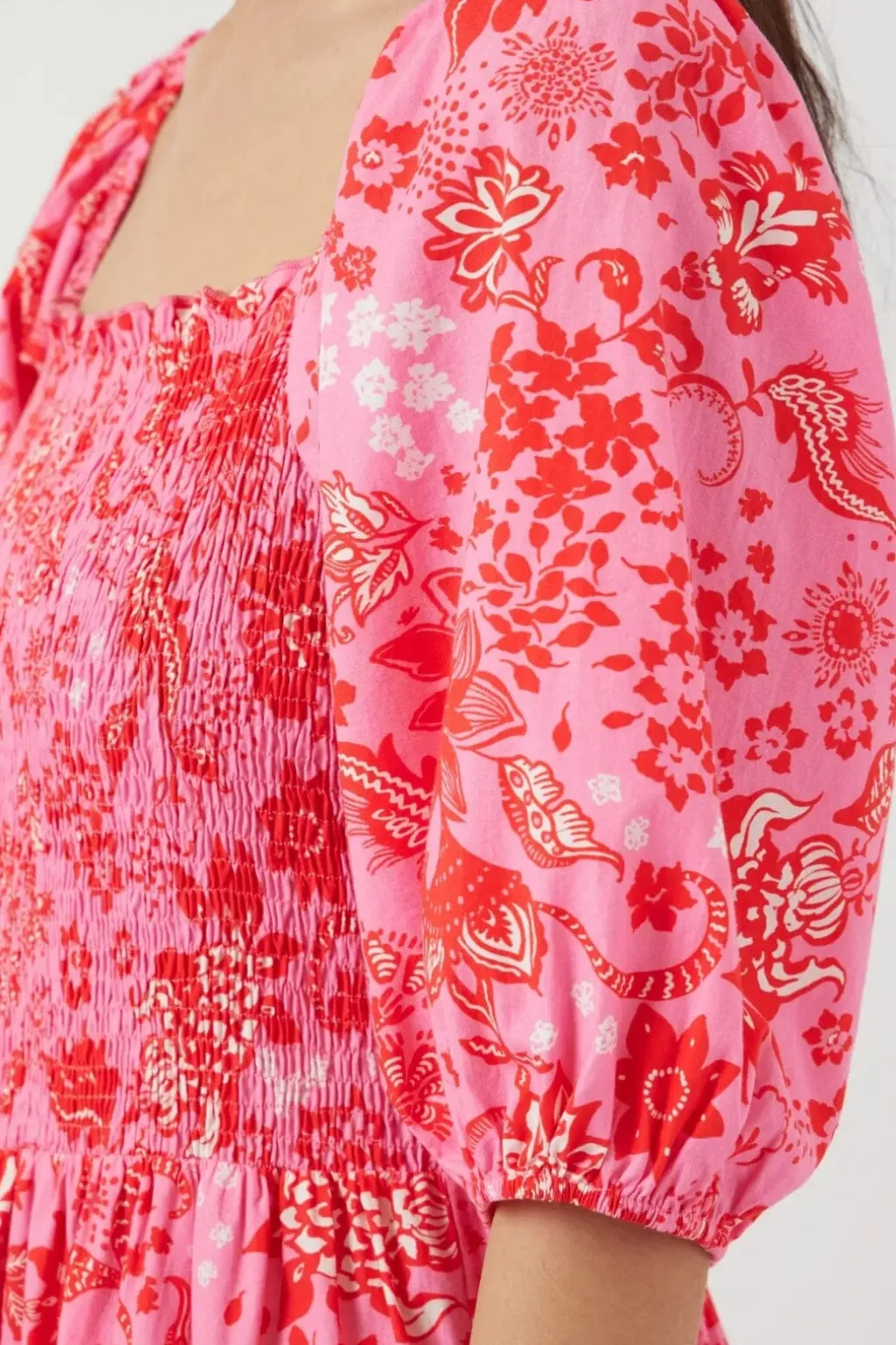 Yasparisa 2/4 Ankle Dress