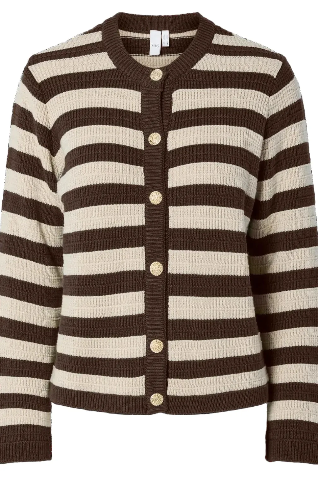 Yassironi Ls Knit Cardigan